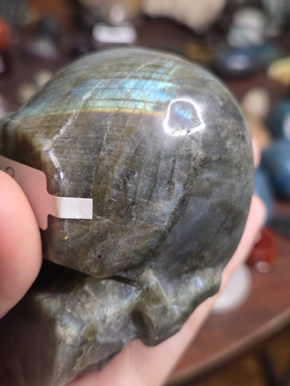 Labradorite Carved Skull - Picture 10 of 16